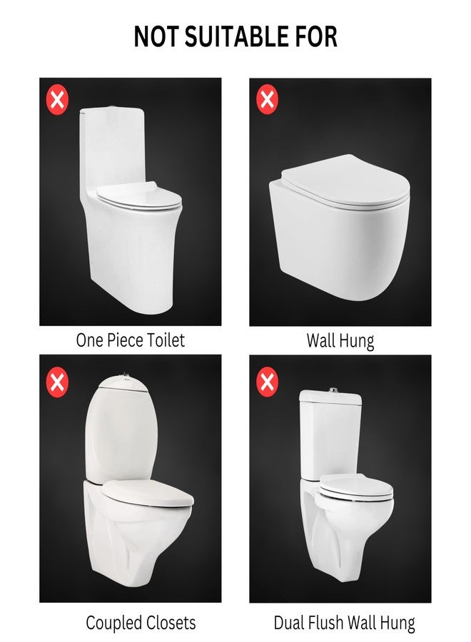 Parryware Slimline UTSAV Single Flush Polymer Cistern for Toilet | Polypropylene White Flush Tank | with Complete Flushing Set | E83751C - Image 4